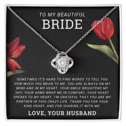 To My Beautiful Bride