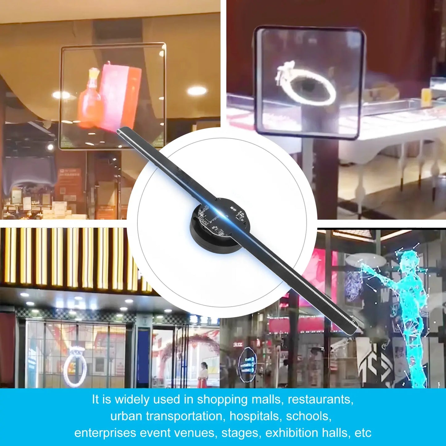 3D HD Hologram Fan