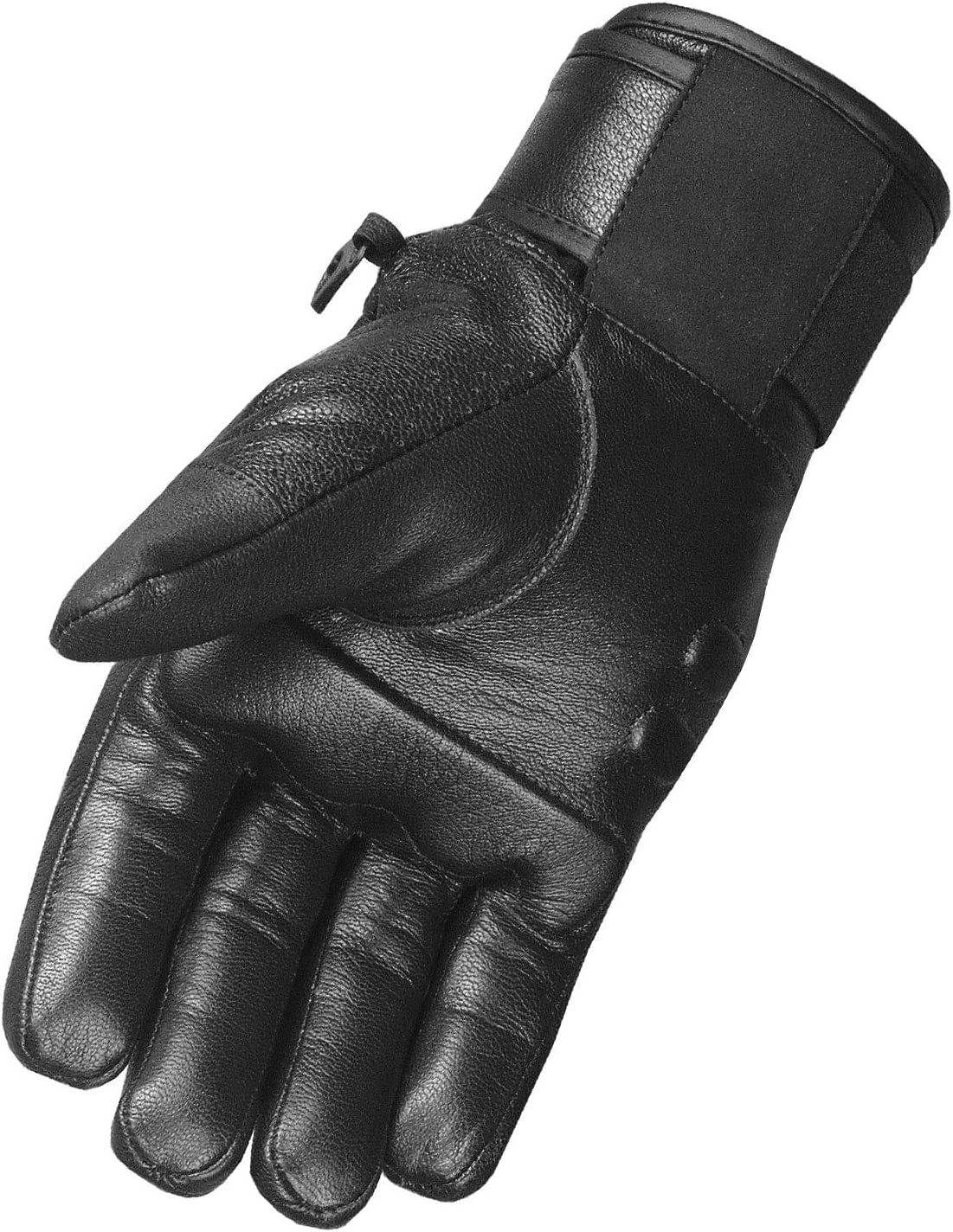 Men'S Motorcycle Premium Leather Gel Padded Palm Street Cruiser Protected Biker Gloves